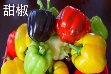 Sweet pepper color